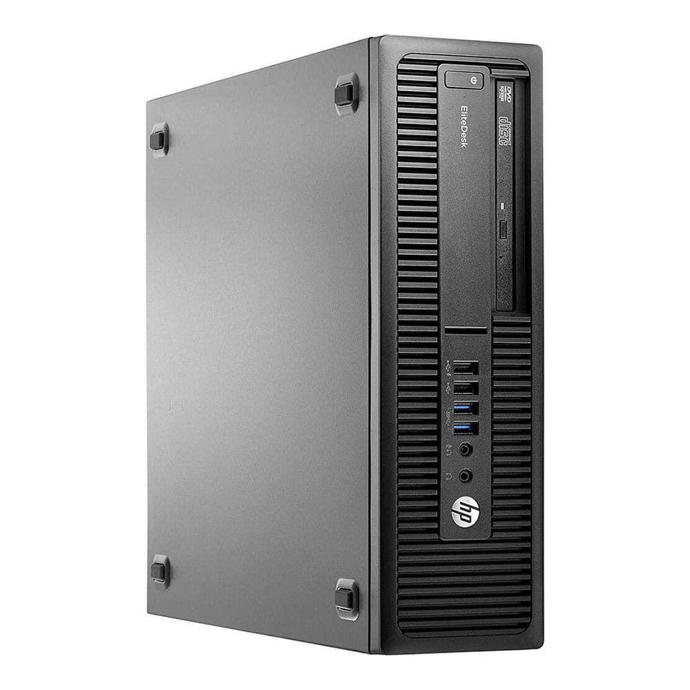HP Elitedesk SFF PC Desktop Computer Pc Fisso Intel i7, Ram 32Gb, SSD 256Gb, WiFi Usb, Pacchetto Libre Office, Win 11 Pro