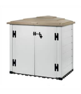 BOX EVO 100 | Contenitore box in pvc box attrezzi da esterno colore bianco