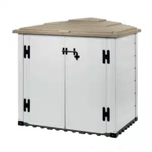 BOX EVO 100 | Contenitore box in pvc box attrezzi da esterno colore bianco