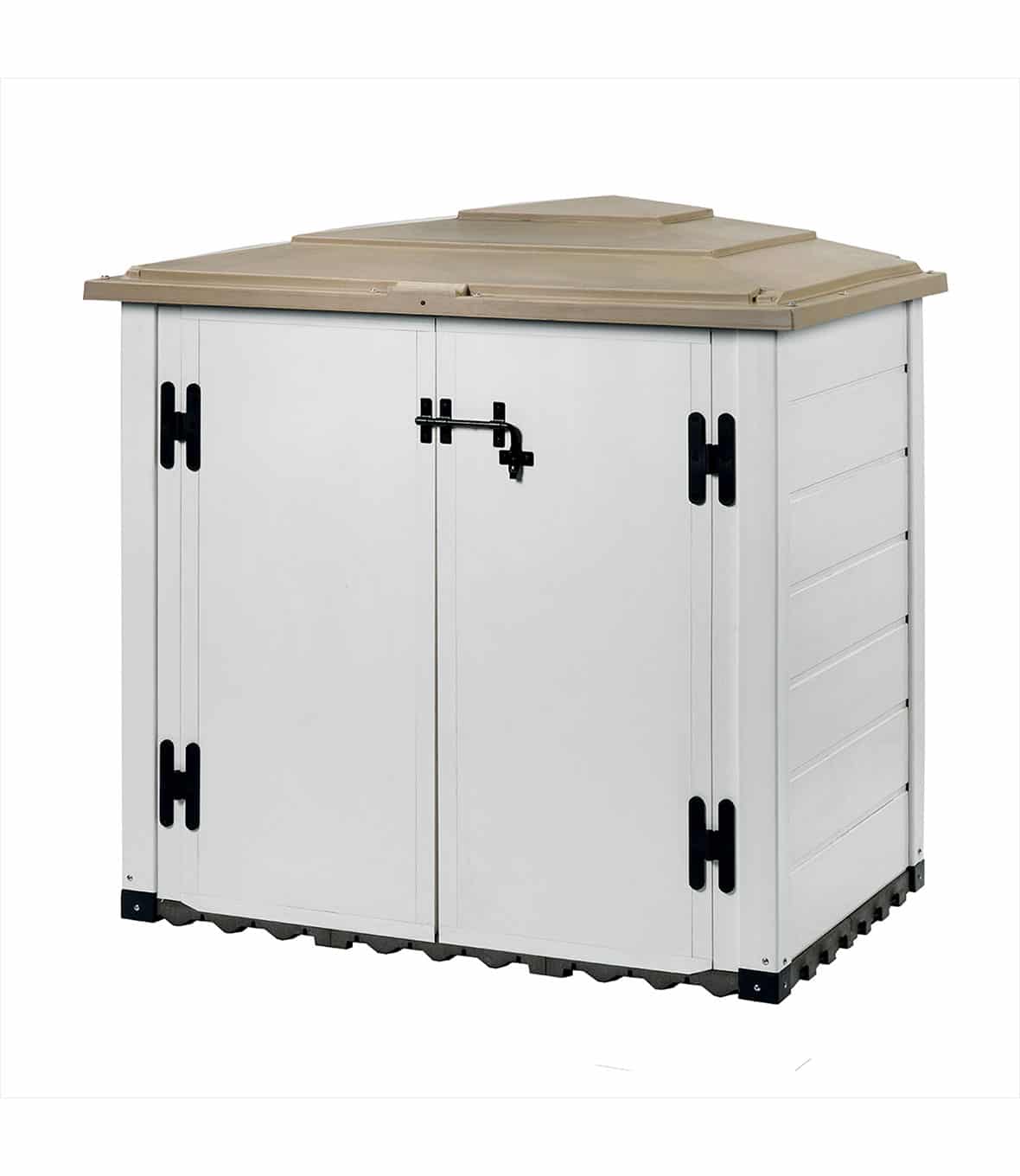 BOX EVO 100 | Contenitore box in pvc box attrezzi da esterno colore bianco