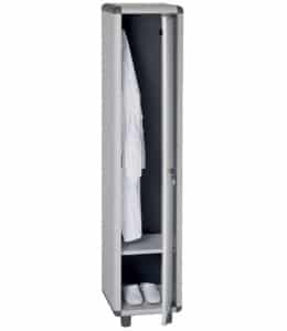 EASY 170 1 ANTA P39 | Armadietto Spogliatoio Armadio Sporco Pulito 1 Anta 175x39x39 in Acciaio colore Grigio -