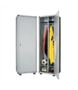 EASY 170 1 ANTA P59 |  Armadietto Spogliatoio Armadio Sporco Pulito 1 Anta 175x59x39 in Resina e PVC colore Grigio - V01.01.004