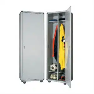 EASY 170 1 ANTA P59 |  Armadietto Spogliatoio Armadio Sporco Pulito 1 Anta 175x59x39 in Resina e PVC colore Grigio - V01.01.004