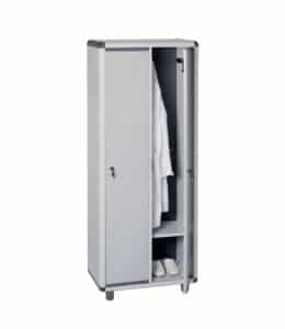 EASY 170 2 ANTE | Armadietto Spogliatoio Armadio Sporco Pulito 2 Anta 175x72x39 in Acciaio colore Grigio