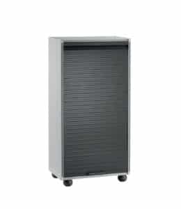GARAGE 120 S/1/TP | Armadio Modulare per garage in pvc con serranda 62,5x35x120h colore grigio scuro