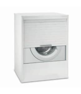 Mobile coprilavatrice a serrandina bianco in resina plastica da esterno 67x59.5x90.5 - V70.03.004