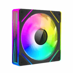 Ventola Nuwo Sora 120mm Black 1100Rpm 3*Halo Mirror