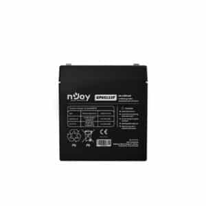 Batteria Ermetica nJoy al Piombo VRLA Ricaricabile 12 V Capacità 5 Ah - per UPS, Sistemi di Videosorveglianza e Allarme