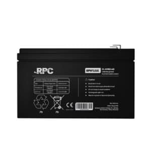 NJOY Batteria Ermetica al Piombo VRLA Ricaricabile 12 V Capacità 7 Ah - per UPS, Sistemi di Videosorveglianza e Allarme