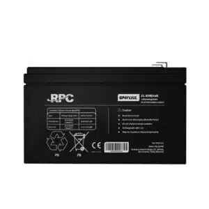 nJoy Batteria Ermetica al Piombo VRLA Ricaricabile 12 V 7 Ah
