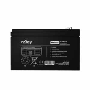 NJOY Batteria Ermetica al Piombo VRLA Ricaricabile 12 V Capacità 7 Ah - per UPS, Sistemi di Videosorveglianza e Allarme