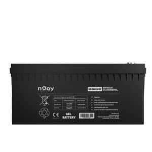 NJOY GE20012KF  Batteria GEL 12V 50Ah a Ciclo Profondo per Camper, Barca, Sistema Solare, UPS, Non Richiede Manutenzione