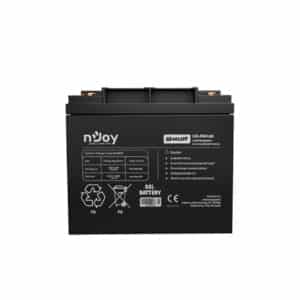 NJOY GE4012FF   Batteria GEL 12V 10Ah a Ciclo Profondo per Camper, Barca, Sistema Solare, UPS, Non Richiede Manutenzione
