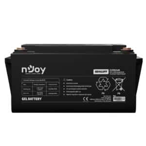 NJOY GE6512FF  Batteria GEL 12V 20Ah a Ciclo Profondo per Camper, Barca, Sistema Solare, UPS, Non Richiede Manutenzione