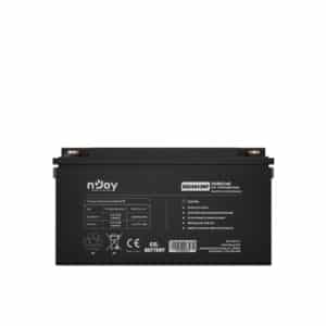 NJOY GE15012KF  Batteria GEL 12V 40Ah a Ciclo Profondo per Camper, Barca, Sistema Solare, UPS, Non Richiede Manutenzione