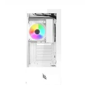 Case Atx Noua Nexus P200 Bianco 0.5mm SPCC 2*USB3.0/2.0 1*Fan Argb Front & Side Glass