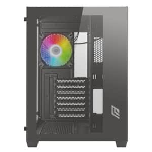 Case Atx Noua Vision Z101 Nero 0.6MM SPCC 3*USB3.0/2.0 1*Fan Argb Front & Side Glass