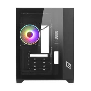 Noua Case Micro Atx Vision Z2 Mini Nero 3*USB3.0/2.0 1*Fan Argb Front Glass Side Glass