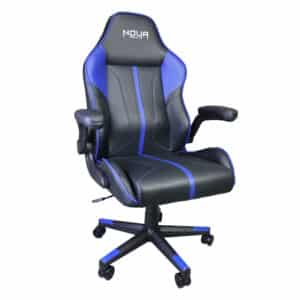 Sedia Gaming Noua Zen Blu Braccioli Imbottiti Girevole 360 Gradi Classe 4 fino a 150Kg