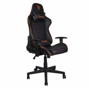 Sedia Gaming Noua Kui K7 Nero/Arancio Braccioli 2D e Schienale Inclinabile