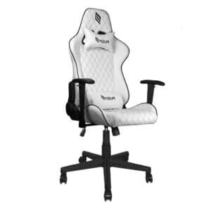 Sedia Gaming Noua Kui Plus K7 Bianco Braccioli 2D e Schienale Inclinabile