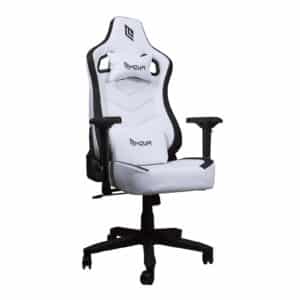 Sedia Gaming Noua Lou L7 White/Black Braccioli 4D e Schienale Inclinabile 150Kg