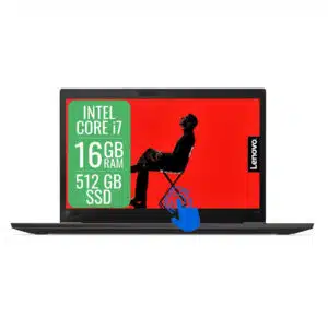 Lenovo Thinkpad Pc Portatile Notebook Intel Core i7 8th, 16 Gb Ram, 512 Gb SSD, Display TOUCH da 14", WiFi, BT, Windows 11 Pro + Libre Office (Ricondizionato)