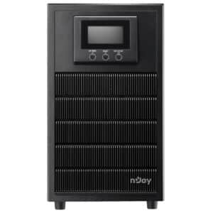 NJOY Aten Pro 3000 Gruppo di Continuità 3000VA 2700 Watt, Doppia Conversione On-Line Onda Sinusoidale Pura, 4 Uscite Schuko, USB, RS232, Slot SNMP, 6 Batterie 12V-9Ah - Garanzia 3 Anni
