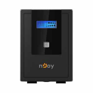 nJoy Cadu 1500VA Gruppo di Continuità 900 Watt, Line Interactive, Onda Sinusoidale Simulata, Display LCD, AVR, HID USB, 4 Uscite Shuko, Rj11 RJ45 In/Out, Software per Gestione UPS, 2 Batterie