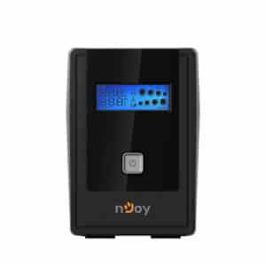 nJoy Cadu 600VA Gruppo di Continuità 360 Watt, Line Interactive, Onda Sinusoidale Simulata, Display LCD, AVR, HID USB, 2 Uscite Shuko, Rj11 RJ45 In/Out, Software per Gestione UPS, 1 Batteria