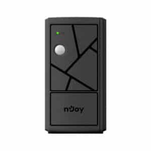 nJoy Keen 600VA Gruppo di Continuità 360 Watt, Tecnologia Line Interactive, Onda Sinusoidale Simulata, AVR, 2 Uscite Shuko, Rj11 RJ45 In/Out, Software per Gestione UPS, 1 Batteria