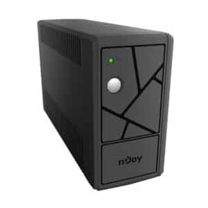 nJoy Keen 800VA Gruppo di Continuità 480 Watt, Tecnologia Line Interactive, Onda Sinusoidale Simulata, AVR, USB, 2 Uscite Shuko, Rj11 RJ45 In/Out, Software per Gestione UPS, 1 Batteria