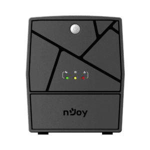 nJoy Keen 1000VA Gruppo di Continuità 600 Watt, Tecnologia Line Interactive, Onda Sinusoidale Simulata, AVR, USB, 4 Uscite Shuko, Rj11 RJ45 In/Out, Software per Gestione UPS, 2 Batterie