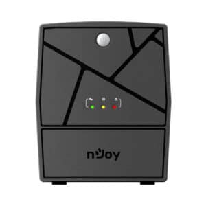 nJoy Keen 1500VA Gruppo di Continuità 900 Watt, Tecnologia Line Interactive, Onda Sinusoidale Simulata, AVR, 4 Uscite Shuko, Rj11 RJ45 In/Out, Software per Gestione UPS, 1 Batteria