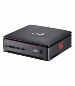 Fujitsu Esprimo Mini Pc Computer Fisso Desktop Intel i7 4th, Ram 8GB, SSD 256GB, Windows 10 Pro + Libre Office, Wi-Fi Usb (Ricondizionato)