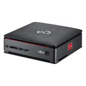 Fujitsu Esprimo Mini Pc Computer Fisso Desktop Intel i7 4th, Ram 8GB, SSD 256GB, Windows 10 Pro + Libre Office, Wi-Fi Usb (Ricondizionato)