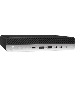 HP EliteDesk Mini 800 G3 PC Computer Intel Core i5 6th Ram 8GB SSD 256GB WiFi USB, Windows 11 Pro + Libre Office (Ricondizionato)