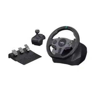 PXN V9 Kit Volante da Corsa Gaming + Pedaliera a 3 + Leva Cambio 6 Marce  per PC, Xbox, PS4
