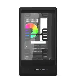 Case m-ATX Noua Nexus PK100 Nero 0.5mm SPCC 2*USB3.0/2.0 1*Fan Argb Front & Side Glass