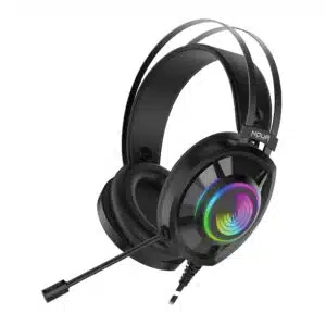 Cuffie Gaming Noua Echo Usb Headset Microfono Flessibile Omnidirezionale & Audio Surround Virtuale 7.1 & Led Rainbow Auto