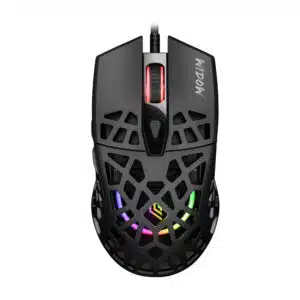 Mouse Ottico Usb Gaming Noua Widow Mesh RGB Pixart 3212 7 Tasti 7200DPI Regolabili