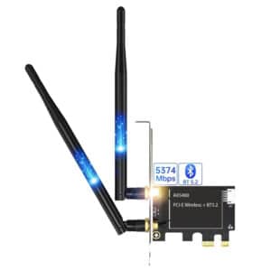 Net - Nuwo NWPCIAX5400 Adattatore PCI-E WiFi 6E Tri-Band + Bluetooth 5.2
