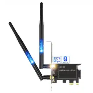 Net - Nuwo NWPCIAX5400 Adattatore PCI-E WiFi 6E Tri-Band + Bluetooth 5.2