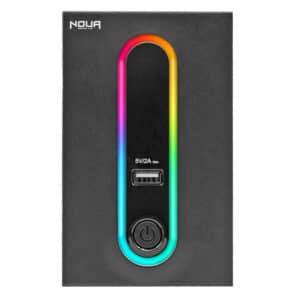 Ups 1200VA Gruppo Di Continuità Noua Zeus RGB ULP1200VA Line Interactive 720W Onda Sinusoidale Simulata 4*Uscite Shuko + USB 5V/2A