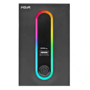 Ups 1200VA Gruppo Di Continuità Noua Zeus RGB ULP1200VA Line Interactive 720W Onda Sinusoidale Simulata 4*Uscite Shuko + USB 5V/2A