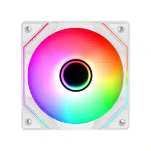 Ventola Nuwo Vibe Bianco ARGB 120mm (1Fan) 1800Rpm 3x Halo Mirror Antivibration