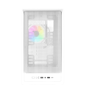 Case m-ATX Noua Nexus PH200 Bianco 0.5mm SPCC 2*USB3.0/2.0 1*Fan Argb Front Mesh & Side Glass