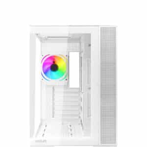 Noua Case Mid Tower Atx Vision ZH900 Bianco 2*USB3.0/2.0 1*Fan Argb Front e Side Glass
