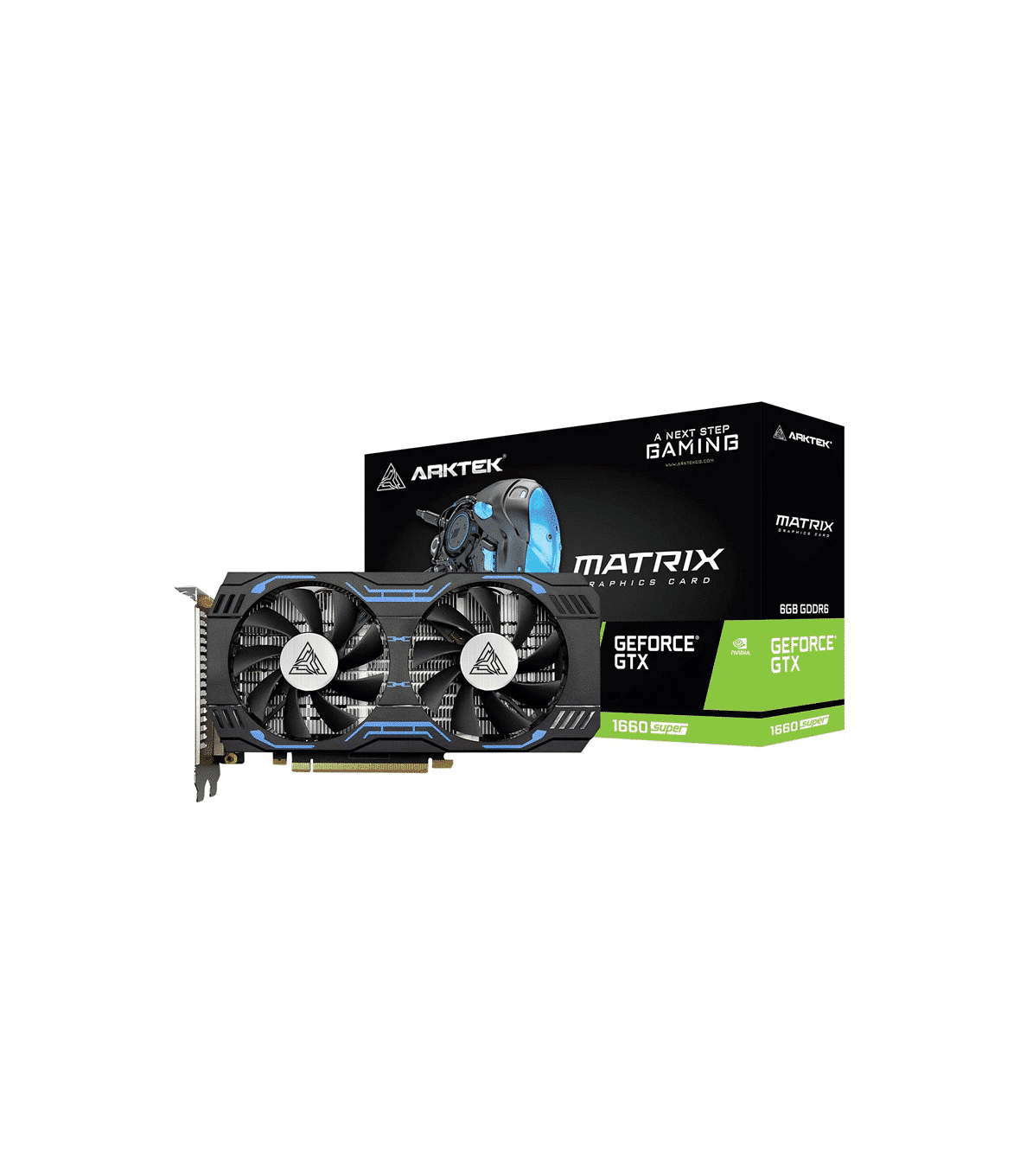 Scheda Video Arktek GTX 1660 Super 6GB GDDR6 192-bit 1*DP, 1*HDMI, 1*DVI