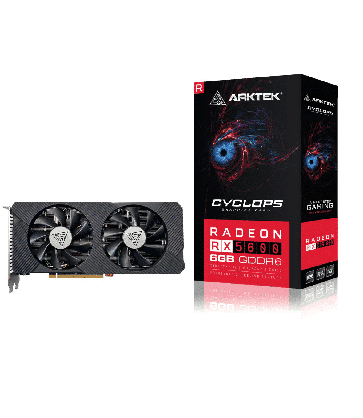 Scheda Video Arktek AMD Radeon Rx 5600 6GB GDDR6 192bit 3 x DP 1 x HDMI